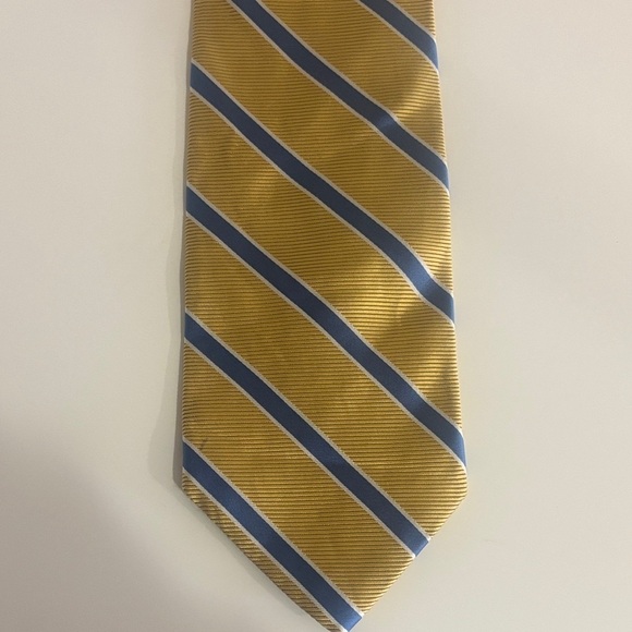 Brooks Brothers Other - Brooks Brothers Yellow and Blue Striped Tie